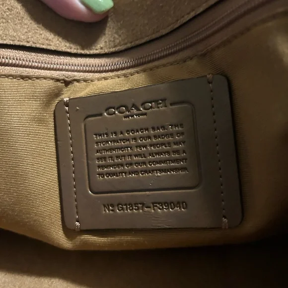 Coach Metallic Rose Gold Mini Backpack - Picture 10 of 11